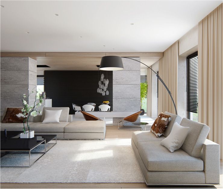 30 Magnificent Contemporary Living Room Designs by Alexandra .