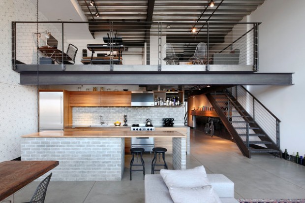 21 Contemporary Loft Apartment Design Ide