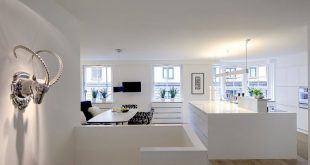 Scandinavian Design: Contemporary White Duplex Apartment in Stockho