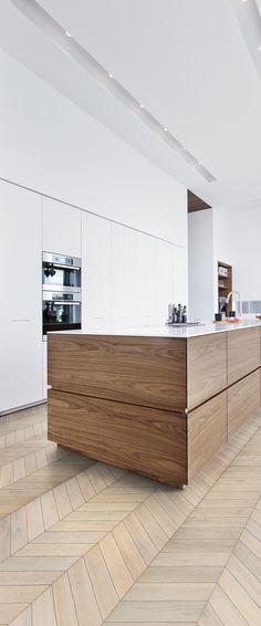 100+ Best white kitchen with wooden floor images | kitchen .
