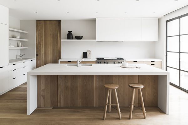 45 White & Wood Kitchen Ideas | White wood kitchens, Contemporary .