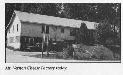 Mount Vernon Cheese Factory - Mt Horeb Area Historical Society's .