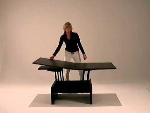 Kubo - Coffee table convert in dining table smart furniture - YouTu