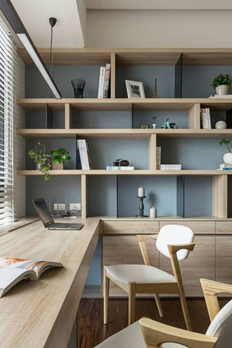 34 Cool And Thoughtful Home Office Storage Ideas | Home office .