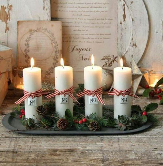 Top Christmas Candle Decorations Ideas - Christmas Celebration .