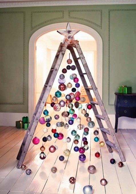 25 Coolest Christmas Tree Alternatives | Creative christmas trees .