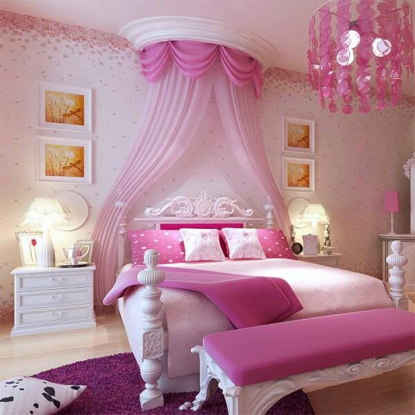 21 Awesome Pink Girl Bedroom Ideas | Pink bedroom for girls .