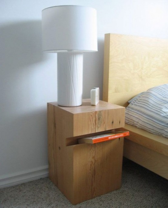 55 Cool Non-Conventional Bedside Tables - DigsDi