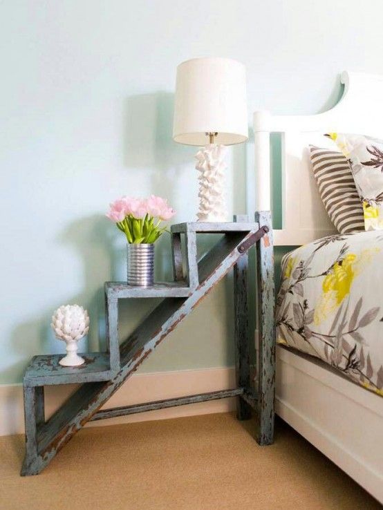55 Cool Non-Conventional Bedside Tables | Home decor, Decor, Ho