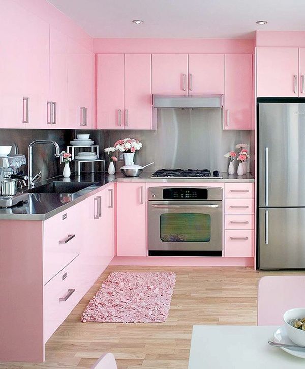 Mod Vintage Life: Pink Kitchens | Pink kitchen, Retro home decor .
