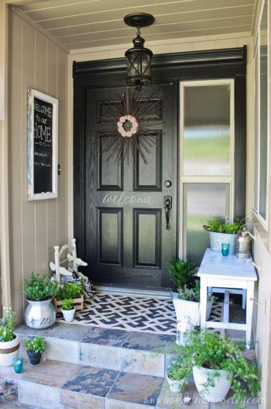 30 Cool Small Front Porch Design Ideas | Front porch decorating .
