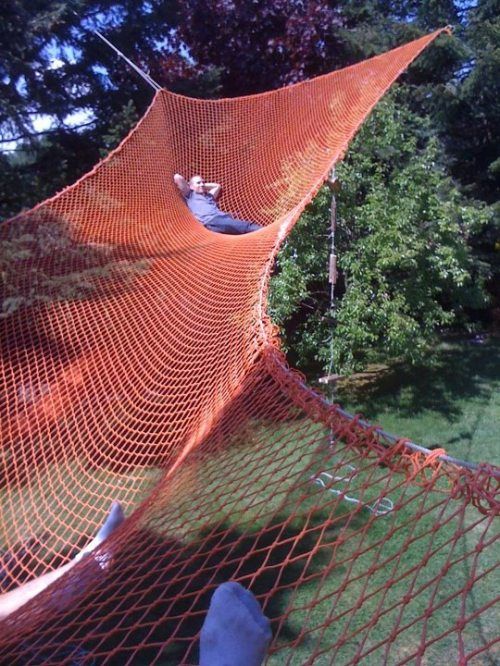 I've never wanted anything more in my life. | Backyard hammock .