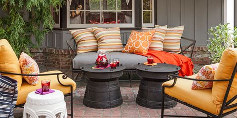 17 Best Outdoor Fall Decor Ideas - Ways to Decorate Outside for Fa
