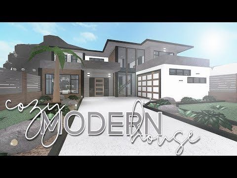 ROBLOX | Bloxburg: Cozy Modern House 118k - YouTube | Modern .
