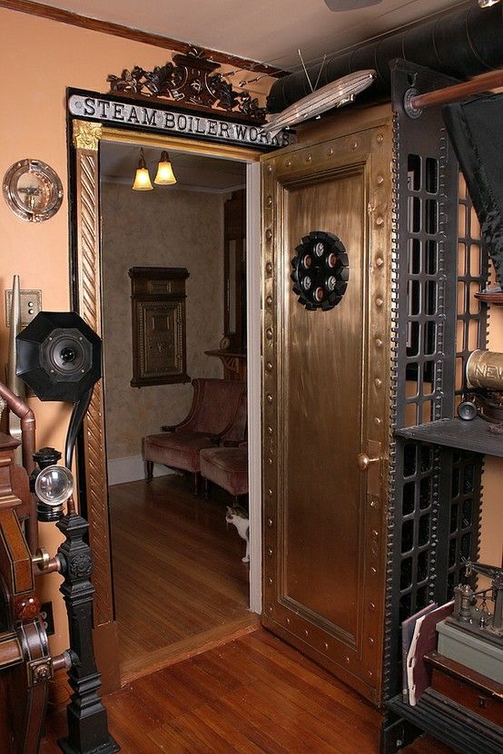 Design Styles, Decorating Ideas | 28 Crazy Steampunk Home Office .