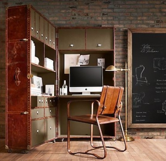 28 Crazy Steampunk Home Office Designs - DigsDi