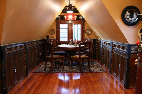 Home Interior Project: 12 Crazy Steampunk Home Office Desig