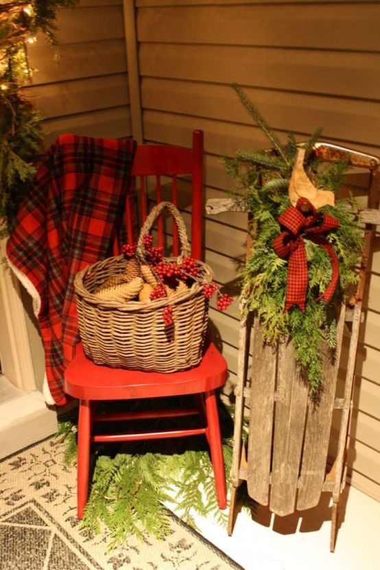 20 Sleigh Decoration Ideas during Winter this Year ~ Matchness.c