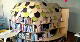 Creative Bookcase Bedroom in Japan - DigsDi