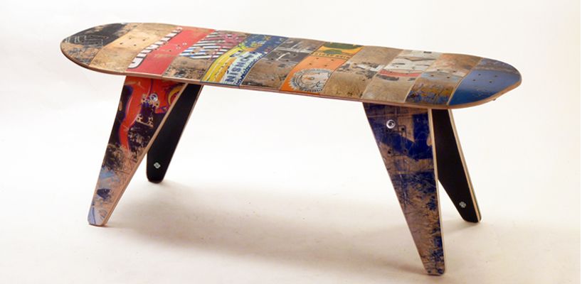 skateboard benches | Skateboard furniture, Unique furniture .