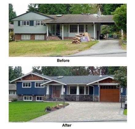 New Exterior Home Renovation Before And After Master Bedrooms .