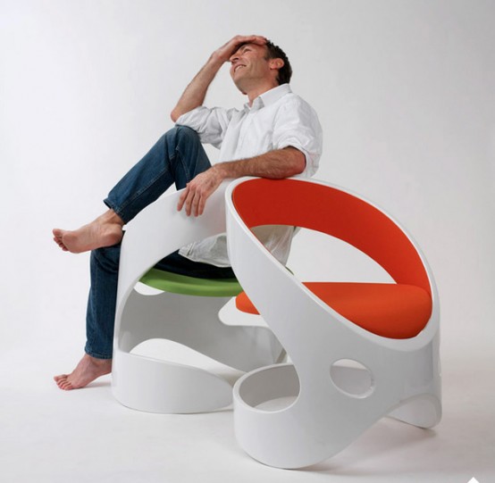 Curvy Chairs And Stools Of Different Materials By Martz Edition .