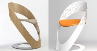 Curvy Chairs And Stools Of Different Materials By Martz Edition .