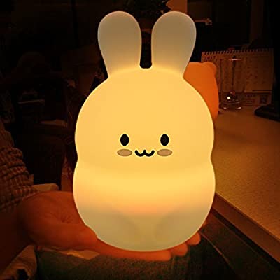 Amazon.com : Cute Nursery Night Light for Kids, iWheat Soft .