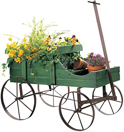 Amazon.com : Amish Wagon Decorative Indoor/Outdoor Garden Backyard .