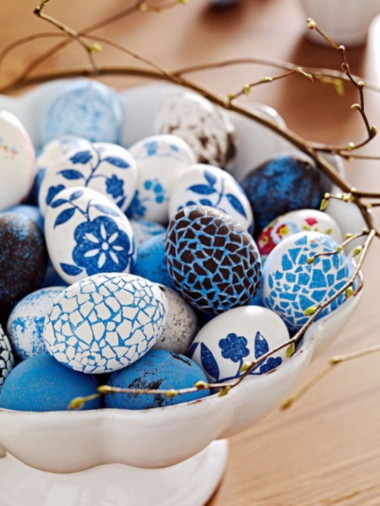 Decor Ideas Of Easter In Blue