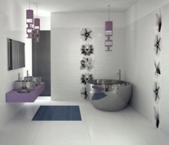 70 Delicate Feminine Bathroom Design Ideas - DigsDi