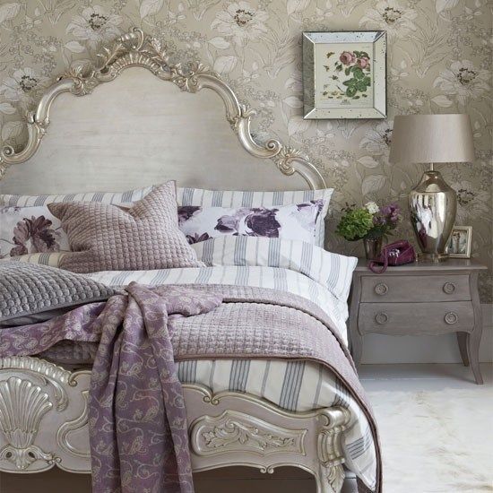 Pin by Bayan Aldubayan on Home decoration | Silver bedroom, Home .