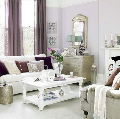 39 Delicate Home Décor Ideas With Lavender Color | Purple living .