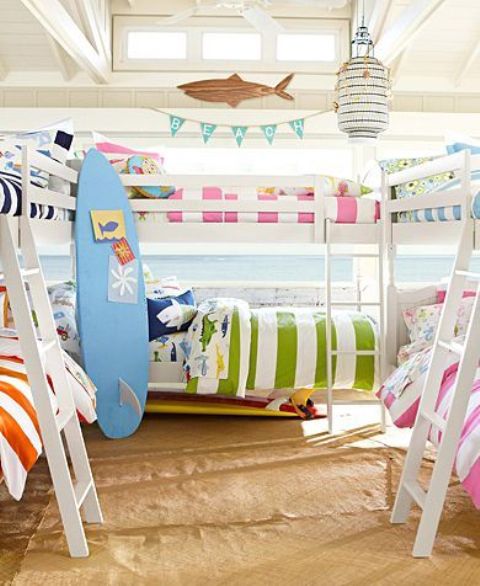 32 Dreamy Beach And Sea-Inspired Kids Room Designs - DigsDi