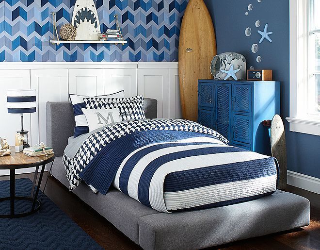 dreamy-beach-and-sea-inspired-kids-room-designs-22 | Surf room .