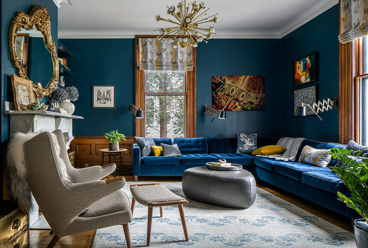 Beautiful eclectic home of a designer in Brooklyn 〛 ◾ Фото .