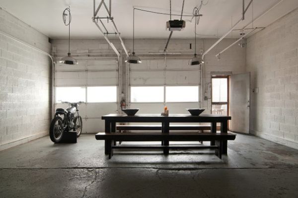 From Garage To Industrial Chic Home | Dining room industrial .