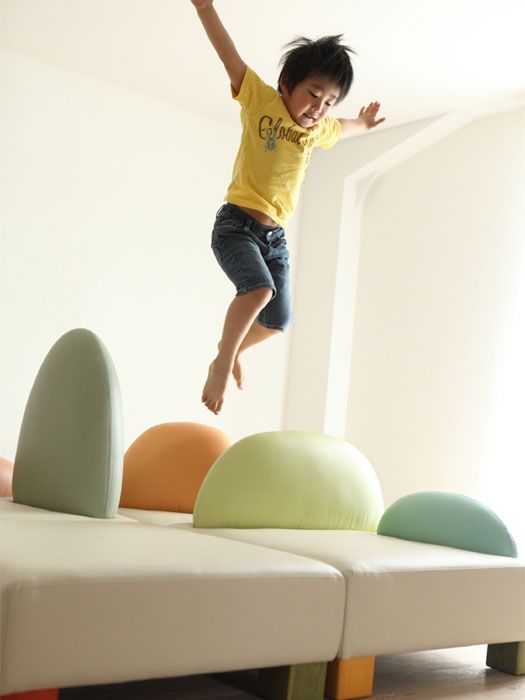 Funny furniture for kids bedroom by Hiromatsu #quepeques .