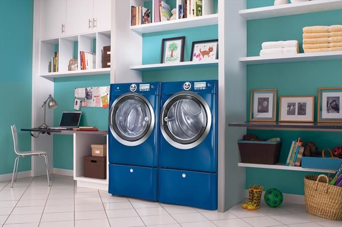 Modern Laundry In Blue Photo by Electrolux - Homeclick Community .