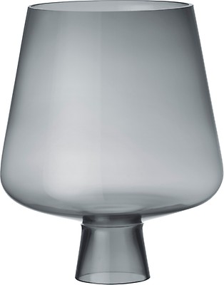 Iittala - Leimu glass lamp shade 380 x 250 mm grey - Iittala.c