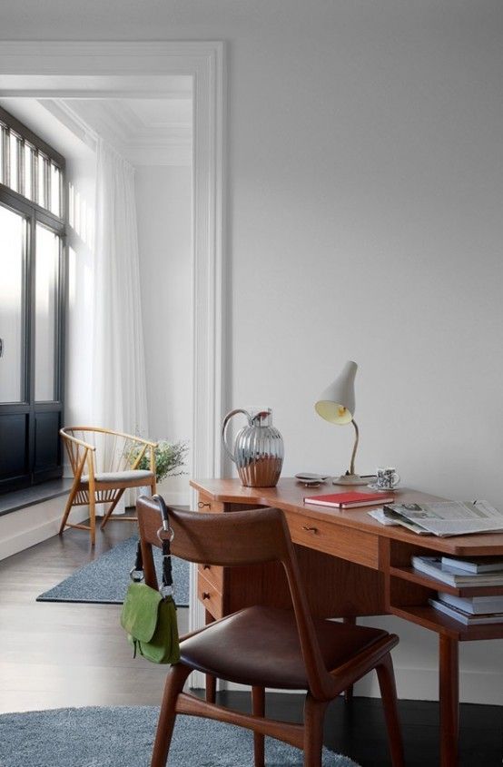 36 Elegant Mid-Century Desks To Get Inspired | Home interior .