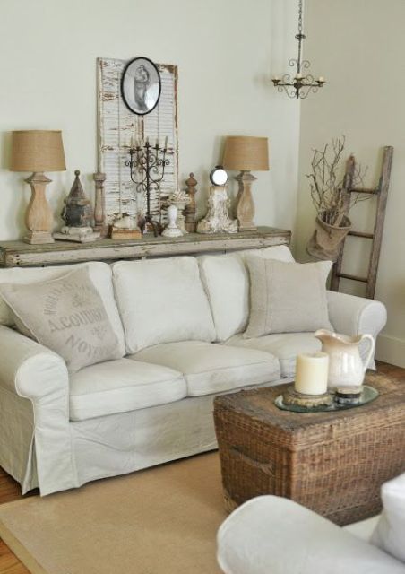 37 Enchanted Shabby Chic Living Room Designs | DigsDigs | Otthon .