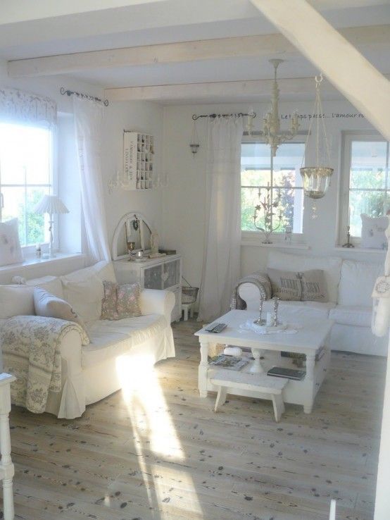 37 Enchanted Shabby Chic Living Room Designs | Shabby chic living .
