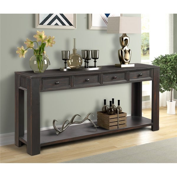 Shop Console Table for Entryway Hallway Sofa Table with Storage .