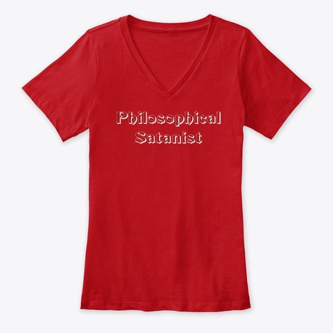 Express yourself with a"Philosophical Satanist" T-shirt, mug .