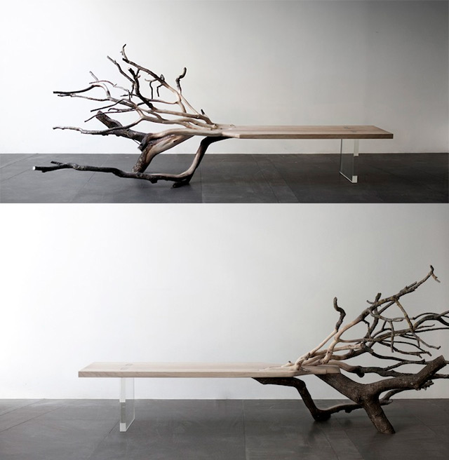 Fallen Tree Bench by Benjamin Graindorge | Coloss