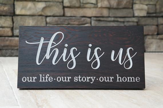 Engraved This is Us Home Decor Family Housewarming | Et