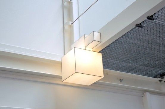 Flexible And Minimalist Cubic Ceiling Lamps - DigsDi