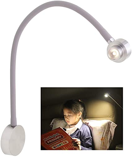 acegoo Bedside LED Reading Light Dimmable Bedroom Wall Lamp .