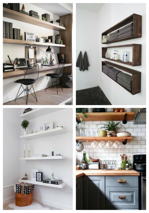 31 Floating Shelves Ideas For Your Home | ComfyDwelling.c